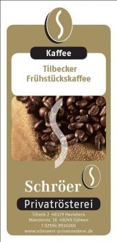 Schröers Privatrösterei Tilbecker Frühstückskaffee Schröers Privatrösterei Tilbecker Frühstückskaffee