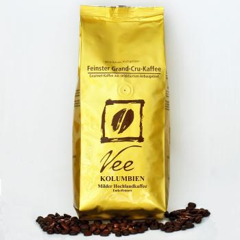Vee´s Kaffeerösterei Kolumbien - Entkoffeiniert Vee´s Kaffeerösterei Kolumbien - Entkoffeiniert